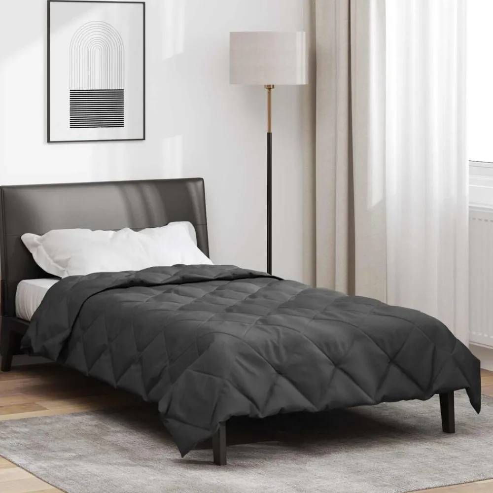 vidaXL Ropa De Casa-Edredón de Verano 200 x 135 cm Microfibra
