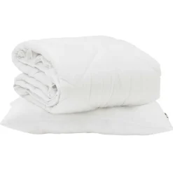 vidaXL Edredón de Verano con almohada 2 pcs Microfibra New