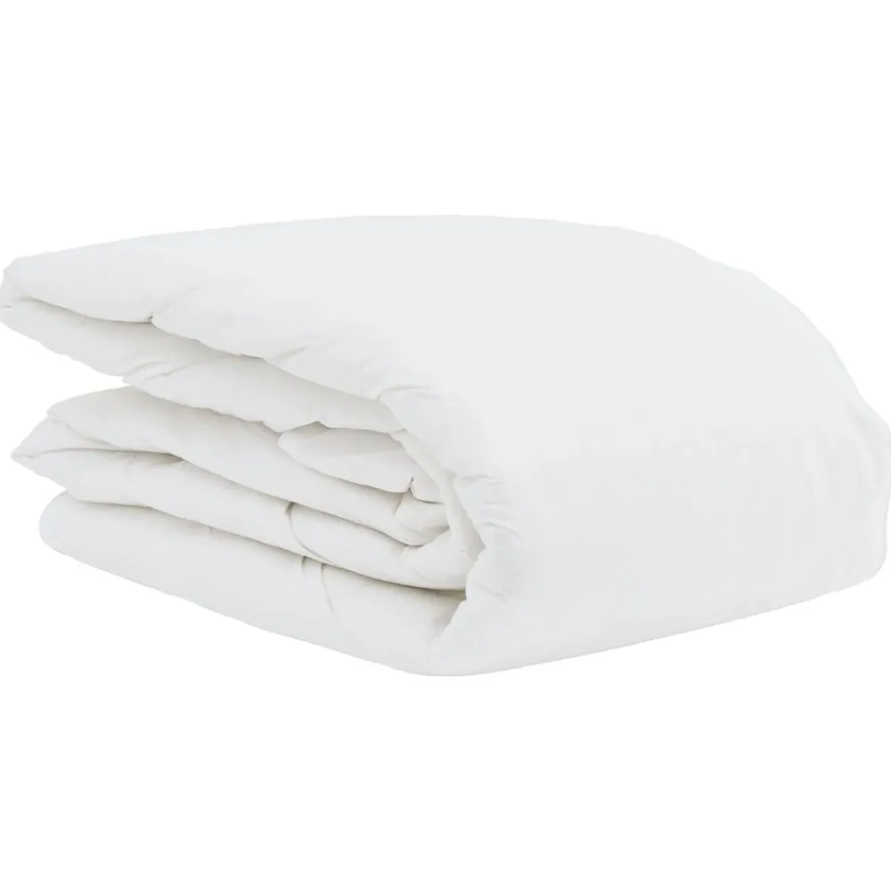 vidaXL Edredón de Verano con almohada 2 pcs Pluma de pato