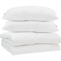 vidaXL Ropa De Casa-Edredón de Verano con almohada 3 pcs Microfibra