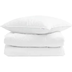 vidaXL Edredón de Verano con almohada 2 pcs Pluma de pato Discount