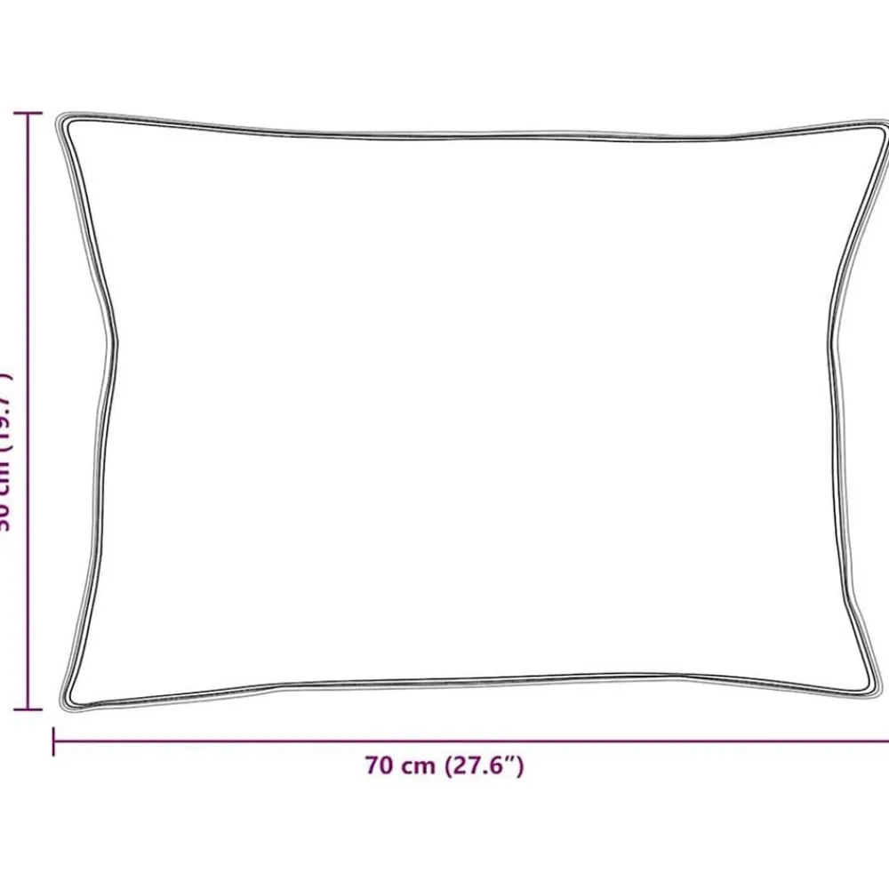 vidaXL Edredón de Verano con almohada 2 pcs Pluma de pato Sale