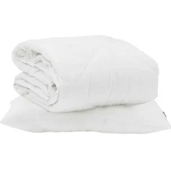 vidaXL Edredón de Verano con almohada 2 pcs Microfibra New
