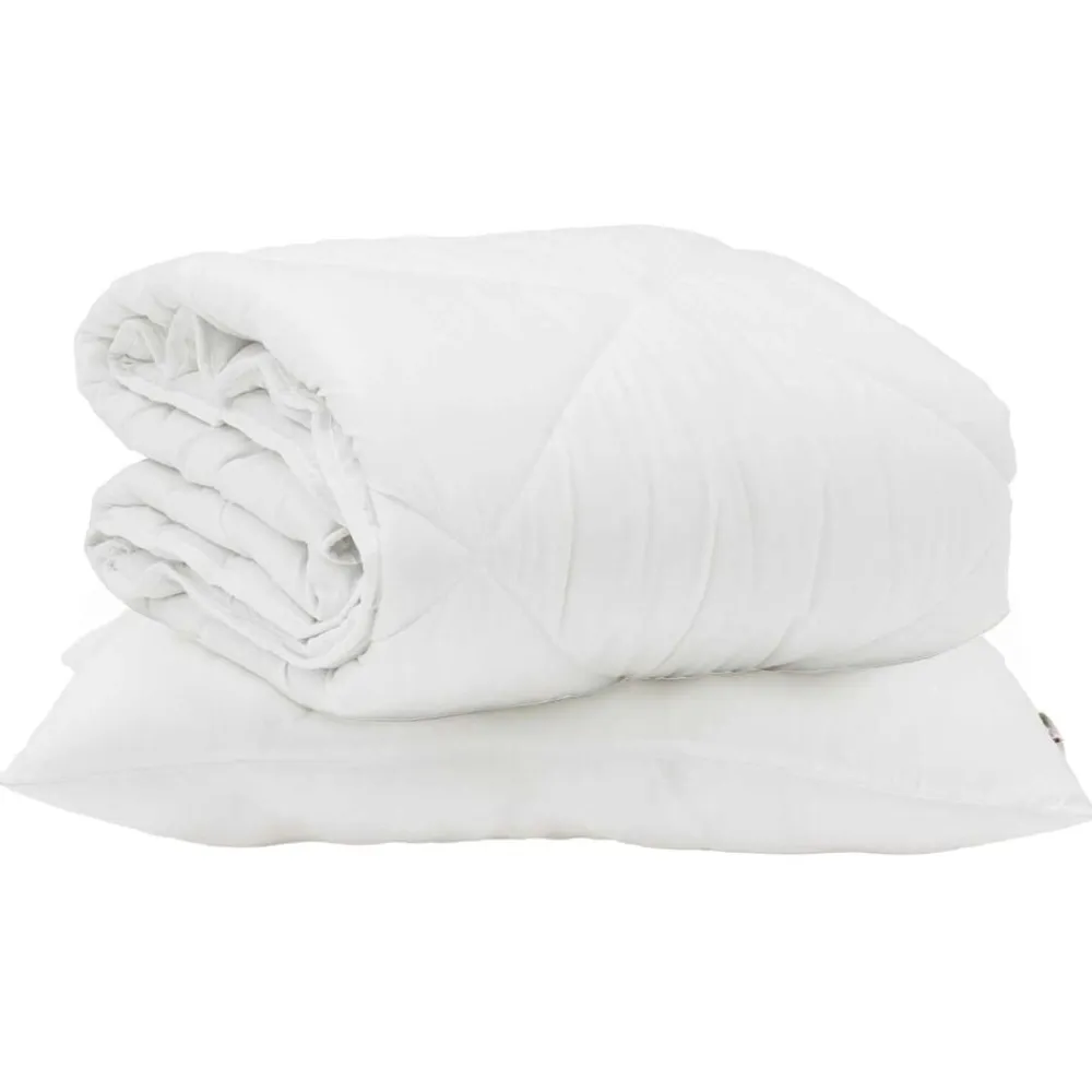 vidaXL Edredón de Verano con almohada 2 pcs Microfibra Outlet