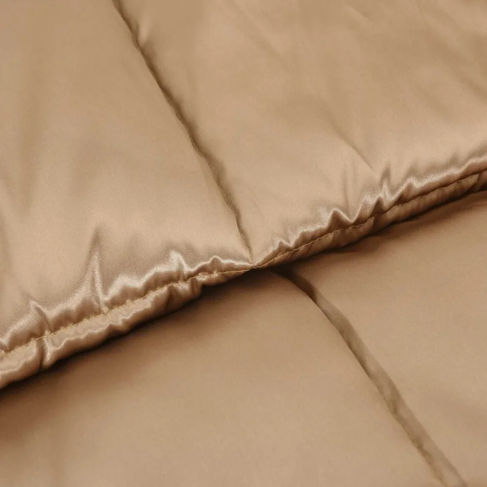 vidaXL Ropa De Casa-Edredón de Verano 135 x 200 cm Satén y Microfibra