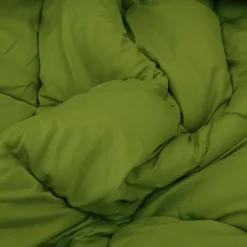 vidaXL Edredón de Verano 200 x 135 cm Microfibra Verde y antracita Clearance