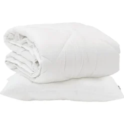 vidaXL Edredón para todas las estaciones con almohada 2 pcs Microfibra Hot
