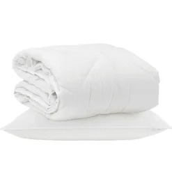 vidaXL Ropa De Casa-Edredón para todas las estaciones con almohada 2 pcs Microfibra