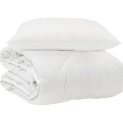 vidaXL Edredón para todas las estaciones con almohada 2 pcs Microfibra Best