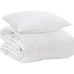 vidaXL Edredón para todas las estaciones con almohada 2 pcs Microfibra Clearance