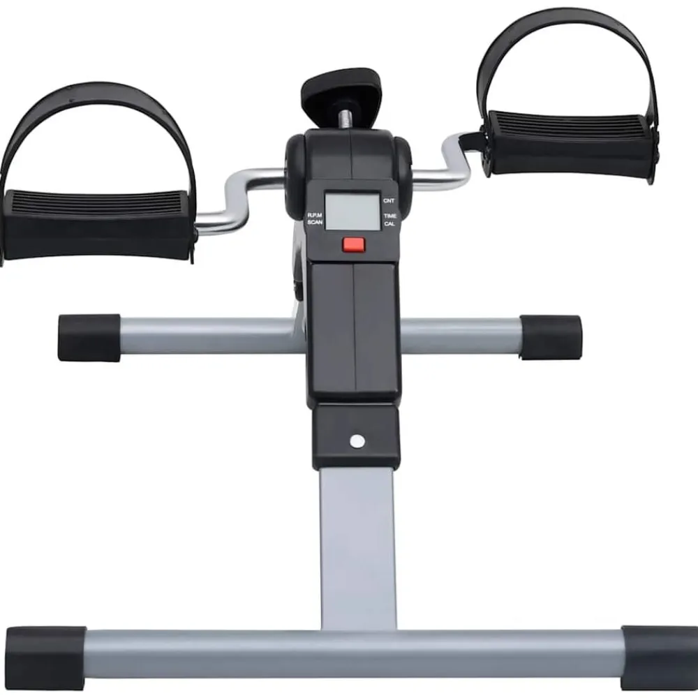 vidaXL Fitness Y Musculación-Ejercitador de pedales para piernas y brazos con pantalla LCD