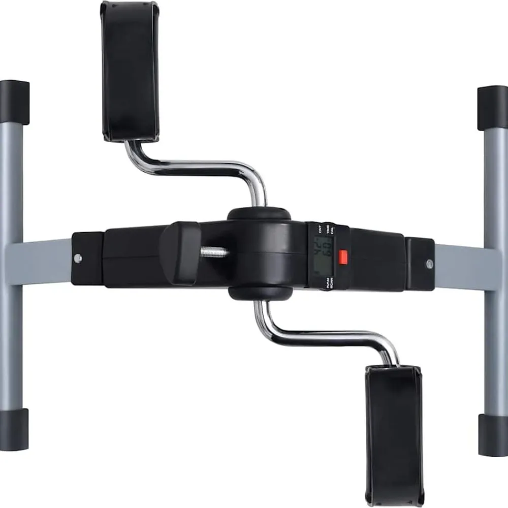 vidaXL Fitness Y Musculación-Ejercitador de pedales para piernas y brazos con pantalla LCD