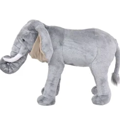 vidaXL Elefante de peluche de pie gris XXL Clearance