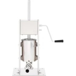 vidaXL Embutidora manual de acero inoxidable plateado 3 L Hot