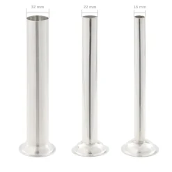 vidaXL Embutidora manual de acero inoxidable plateado 3 L Hot