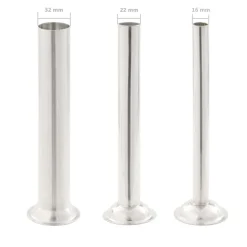 vidaXL Embutidora manual de acero inoxidable plateado 5 L Sale
