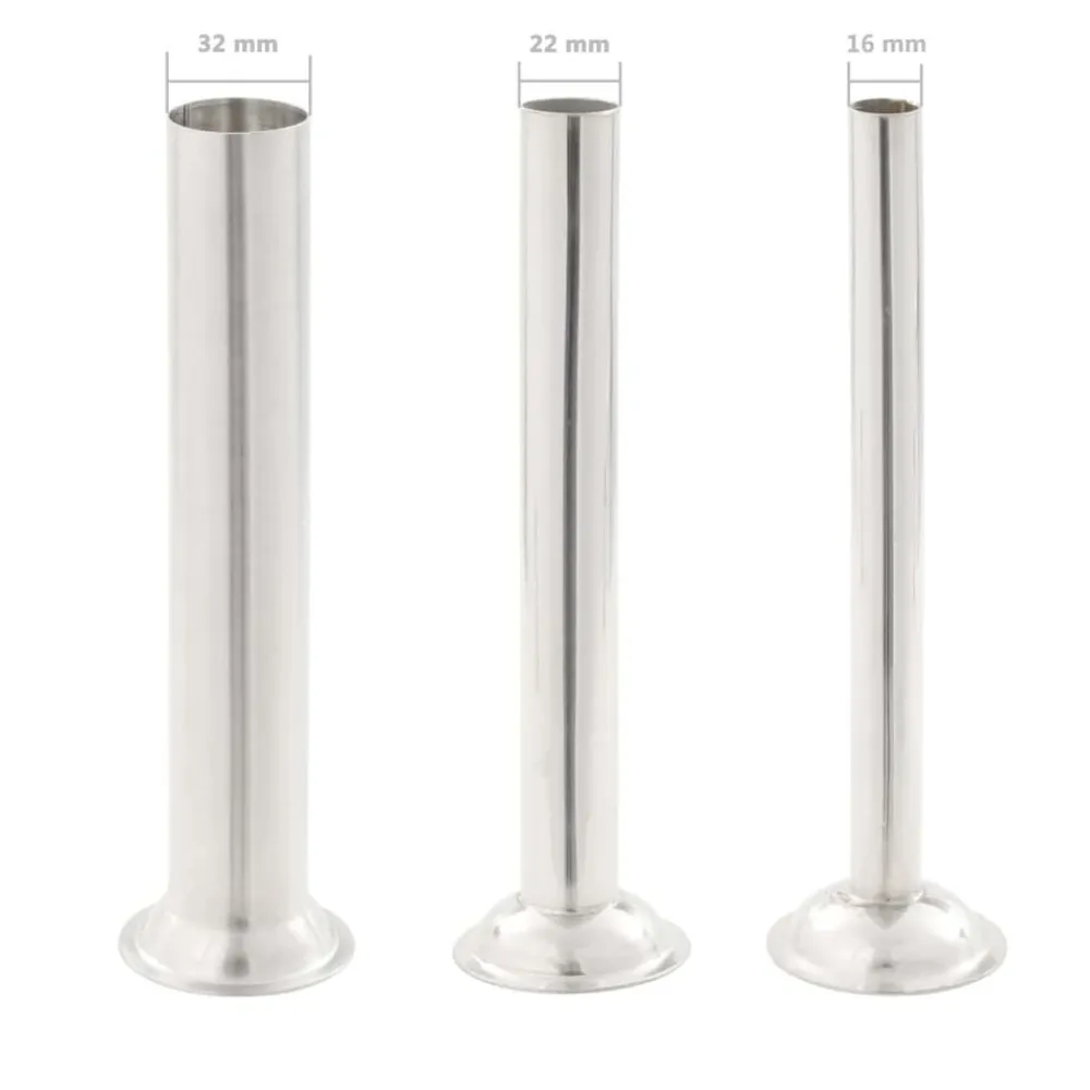 vidaXL Embutidora manual de acero inoxidable plateado 5 L Sale