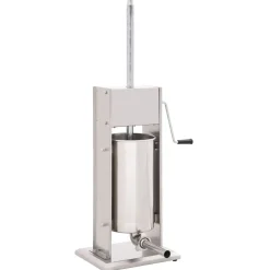 vidaXL Cocina Y Comedor-Embutidora manual de acero inoxidable plateado 15 L