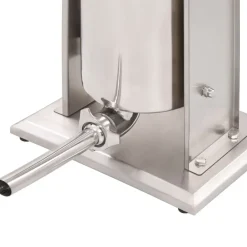 vidaXL Cocina Y Comedor-Embutidora manual de acero inoxidable plateado 15 L