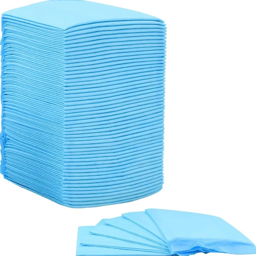 vidaXL Productos Para Mascotas-Empapadores para mascota 100 unidades 45x33 cm textil no tejido