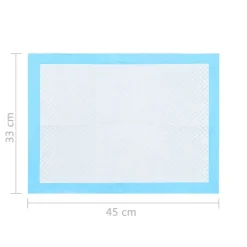 vidaXL Productos Para Mascotas-Empapadores para mascota 100 unidades 45x33 cm textil no tejido