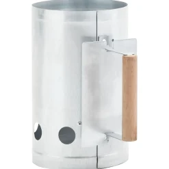 vidaXL Cocina Y Comedor-Encendedor de barbacoa de carbón de acero galvanizado