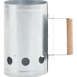 vidaXL Cocina Y Comedor-Encendedor de barbacoa de carbón de acero galvanizado