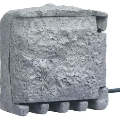 vidaXL Suministros Eléctricos-Enchufe de jardín 2 ranuras poliresina resistente al agua