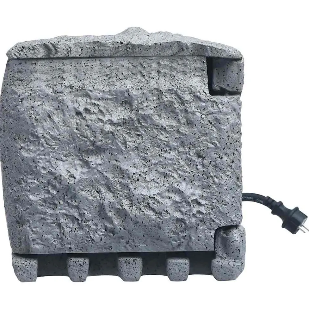 vidaXL Suministros Eléctricos-Enchufe de jardín 2 ranuras poliresina resistente al agua