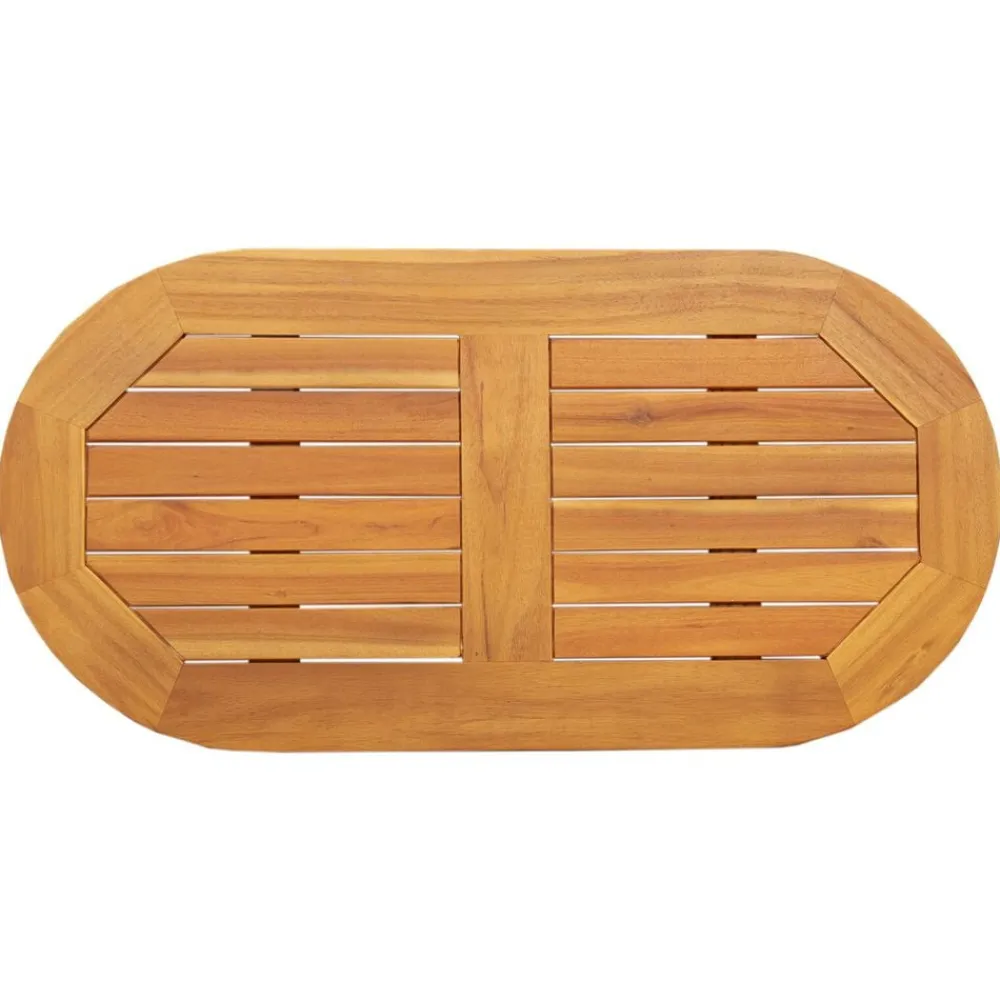 vidaXL Accesorios Para Mesas-Encimera Aceite Natural 80 x 40 x 2 cm Madera de Acacia Sólida
