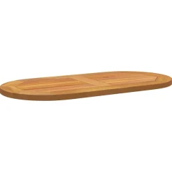 vidaXL Accesorios Para Mesas-Encimera Aceite Natural 80 x 40 x 2 cm Madera de Acacia Sólida