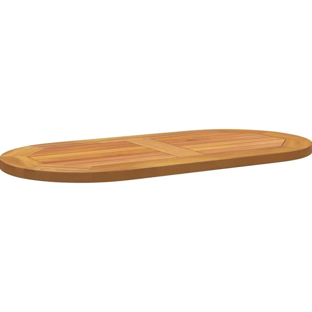 vidaXL Accesorios Para Mesas-Encimera Aceite Natural 80 x 40 x 2 cm Madera de Acacia Sólida