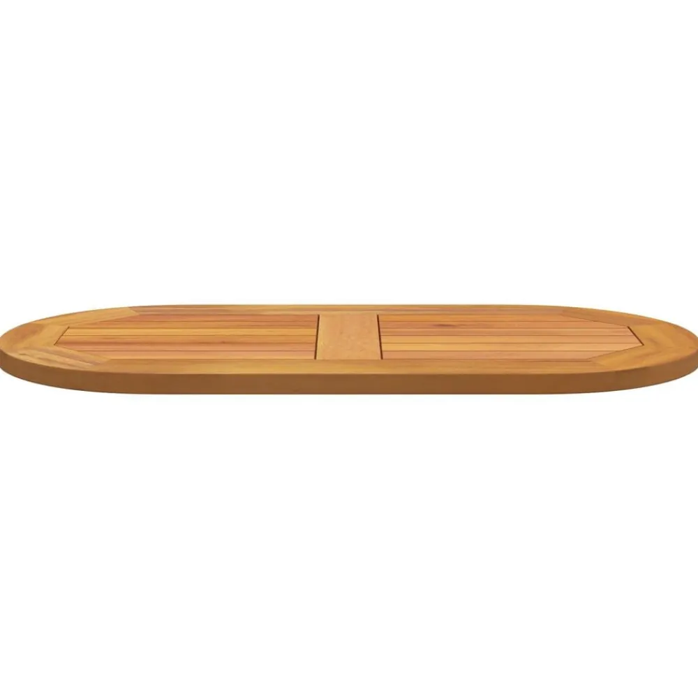 vidaXL Accesorios Para Mesas-Encimera Aceite Natural 80 x 40 x 2 cm Madera de Acacia Sólida