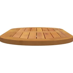 vidaXL Accesorios Para Mesas-Encimera Aceite Natural 80 x 40 x 2 cm Madera de Acacia Sólida