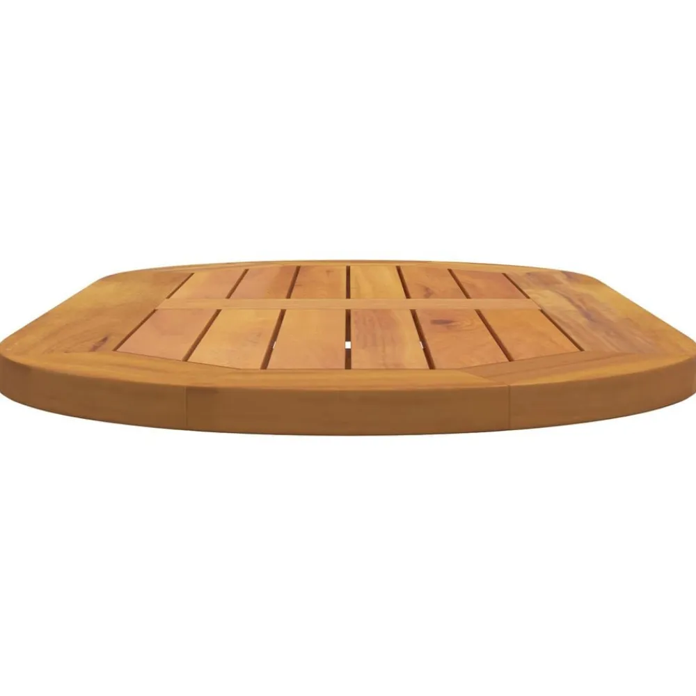vidaXL Accesorios Para Mesas-Encimera Aceite Natural 80 x 40 x 2 cm Madera de Acacia Sólida