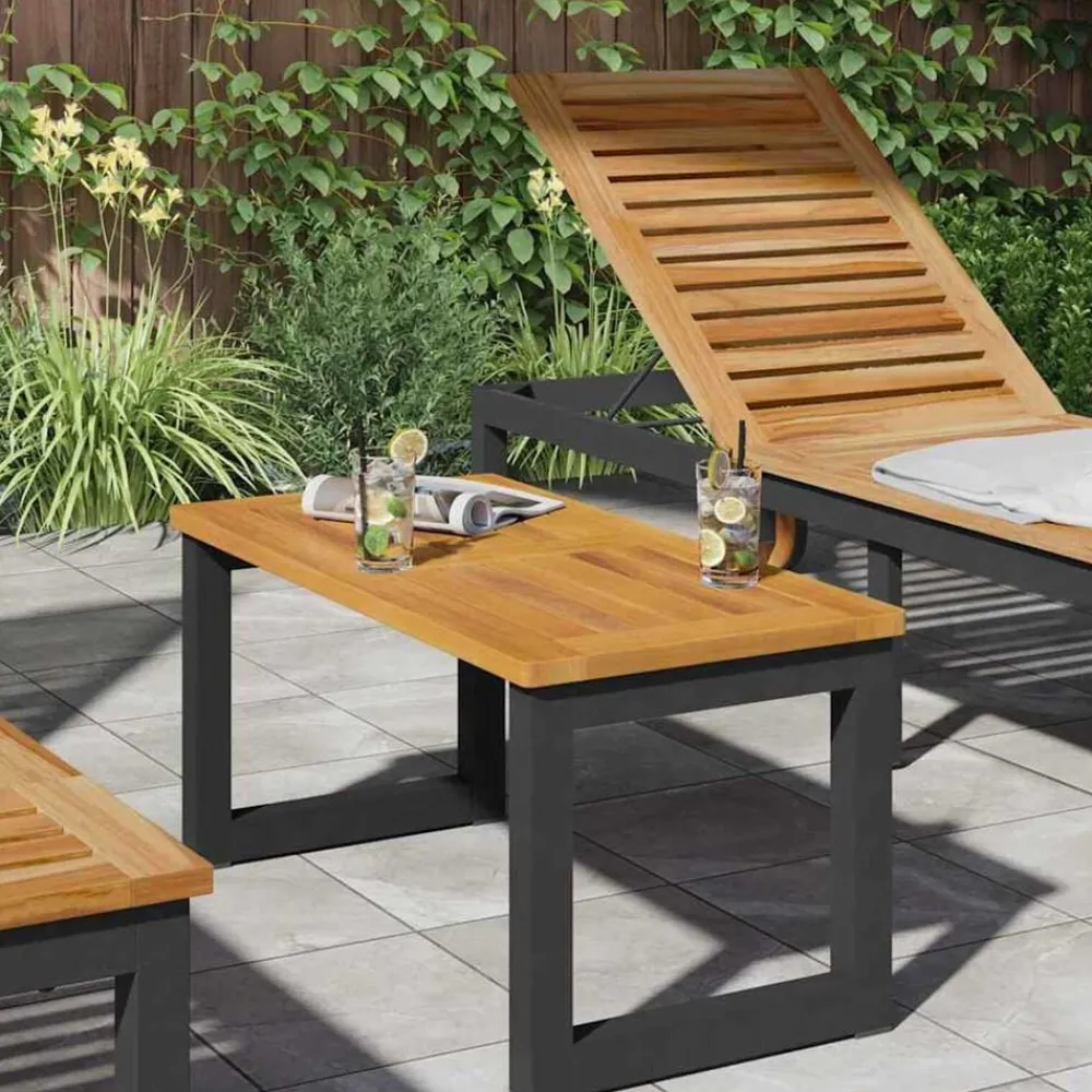 vidaXL Accesorios Para Mesas-Encimera Aceite Natural 80 x 40 x 2 cm Madera de Acacia Sólida