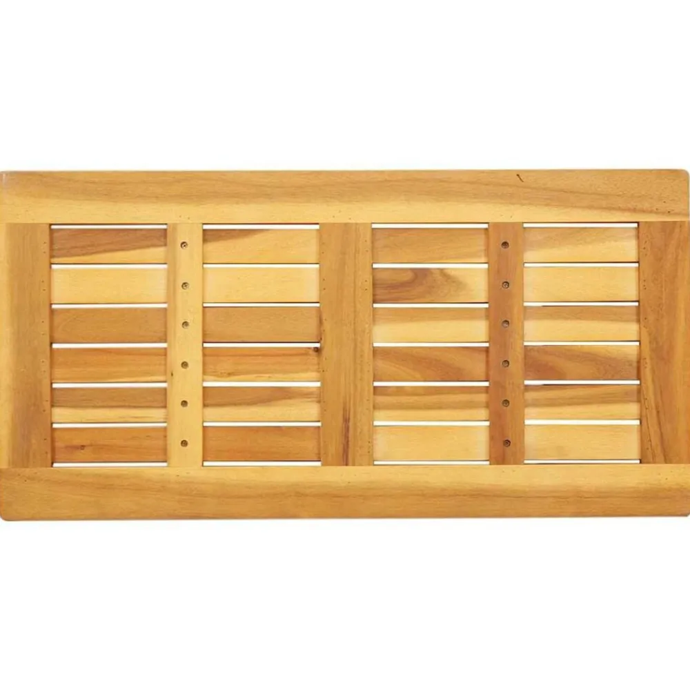 vidaXL Accesorios Para Mesas-Encimera Aceite Natural 80 x 40 x 2 cm Madera de Acacia Sólida