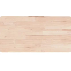 vidaXL Materiales De Construcción-Encimera de baño madera maciza sin tratar 80x40x1,5 cm
