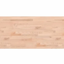 vidaXL Materiales De Construcción-Encimera de baño madera maciza de haya 80x40x1,5 cm