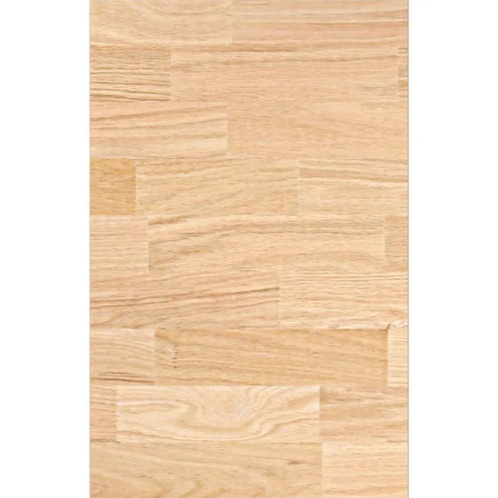 vidaXL Encimera de cocina rectangular madera maciza roble Best