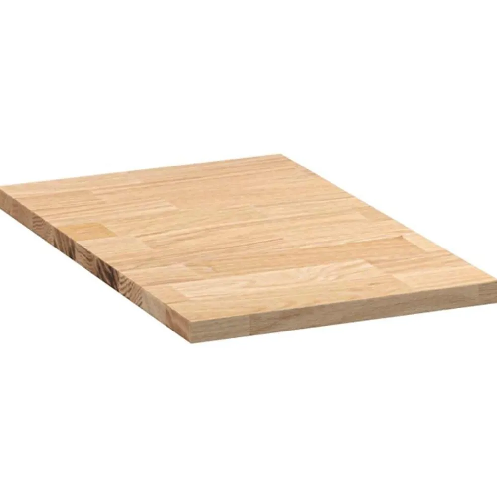 vidaXL Encimera de cocina rectangular madera maciza roble Best