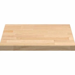 vidaXL Encimera de cocina rectangular madera maciza roble Best