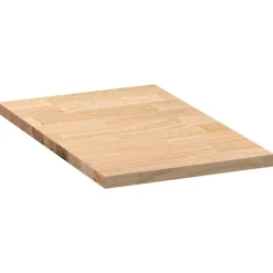 vidaXL Encimera de cocina rectangular madera maciza roble Best