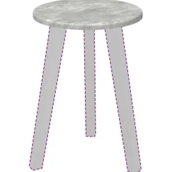 vidaXL Encimera Gris hormigón 30 x 30 x 1,5 cm Madera de ingeniería Gris hormig&oacute;n
