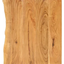 vidaXL Fontanería-Encimera para armario tocador madera maciza acacia 58x52x2,5 cm
