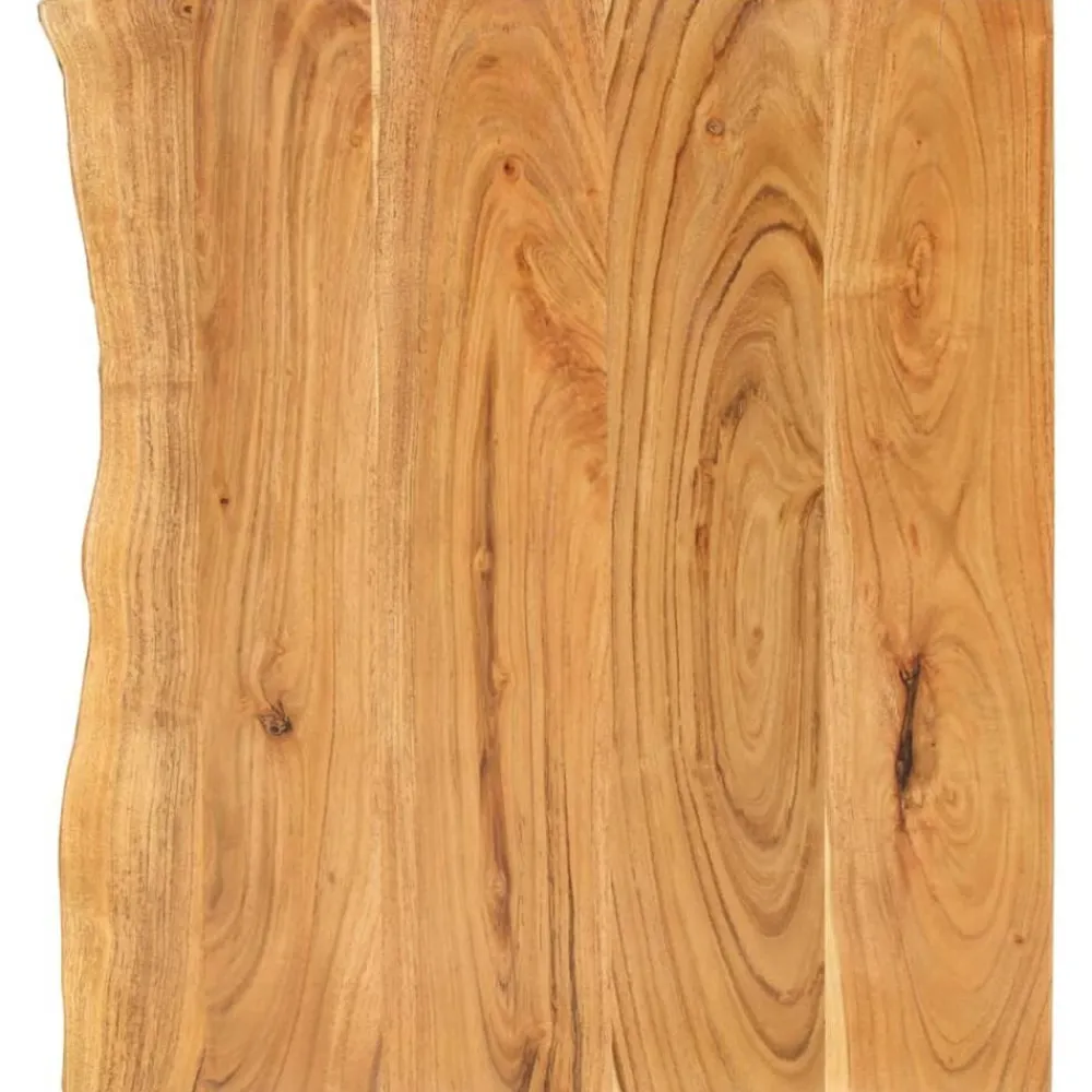 vidaXL Fontanería-Encimera para armario tocador madera maciza acacia 58x52x2,5 cm