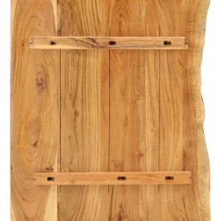 vidaXL Fontanería-Encimera para armario tocador madera maciza acacia 58x52x2,5 cm