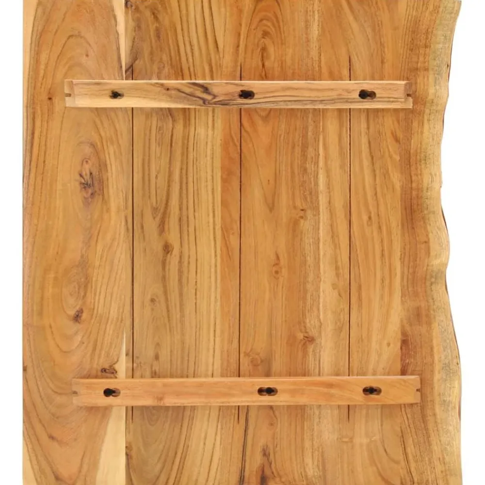vidaXL Fontanería-Encimera para armario tocador madera maciza acacia 58x52x2,5 cm