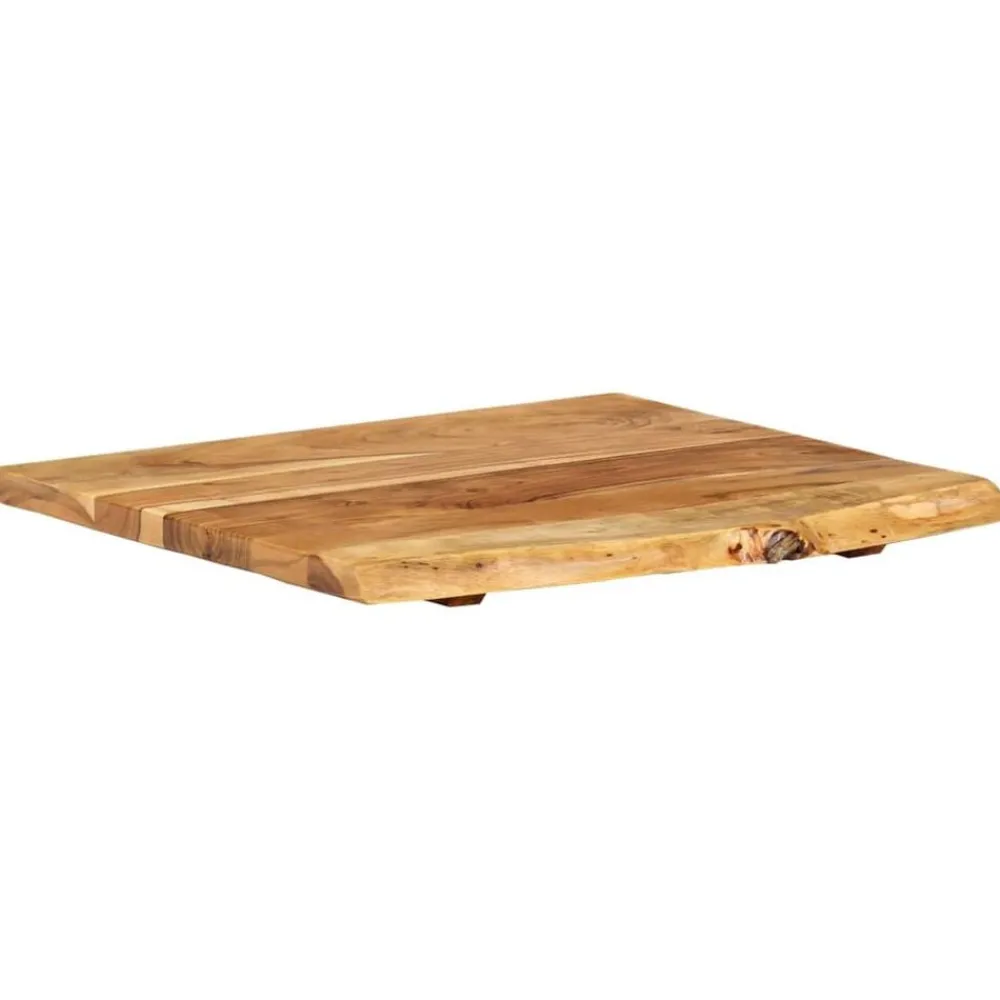 vidaXL Fontanería-Encimera para armario tocador madera maciza acacia 58x52x2,5 cm