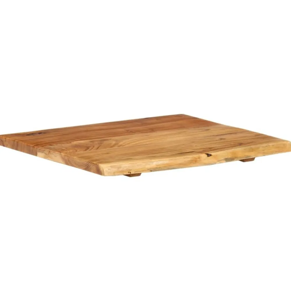 vidaXL Fontanería-Encimera para armario tocador madera maciza acacia 58x52x2,5 cm